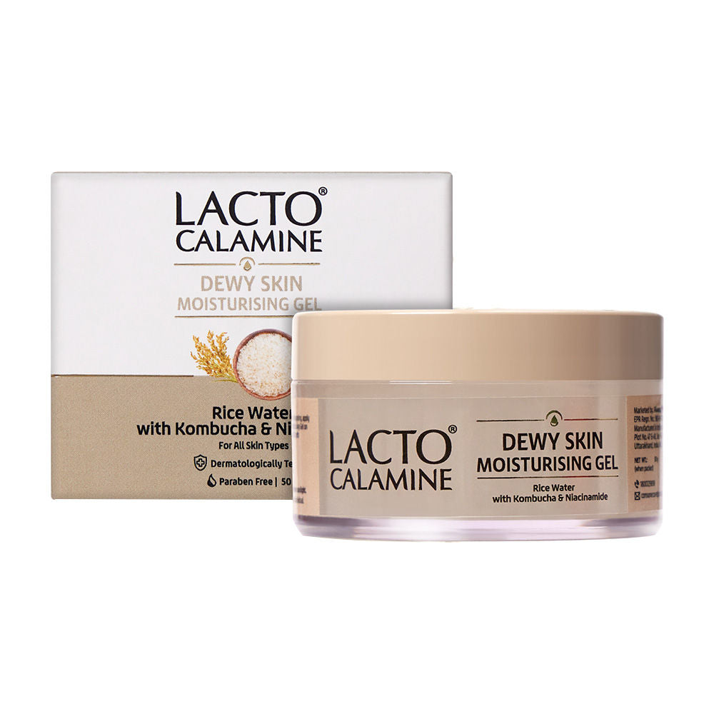 Dewy Rice Moisturizer for Face, Rice Water & Niacinamide, For Korean Glass Skin