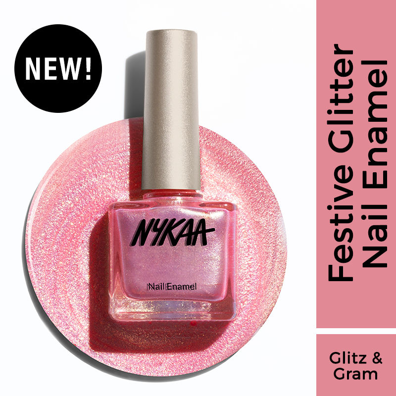 Nykaa Glitter Nail Enamel - Glitz And Gram 460