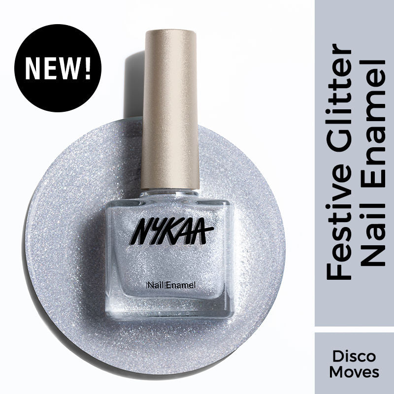 Nykaa Glitter Nail Enamel - Disco Moves 466