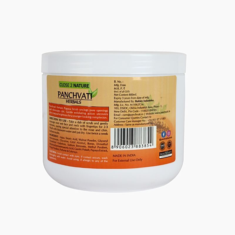 Papaya Scrub