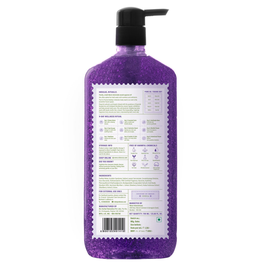 The Berry Bunch Body Wash With Salicylic Acid Beads