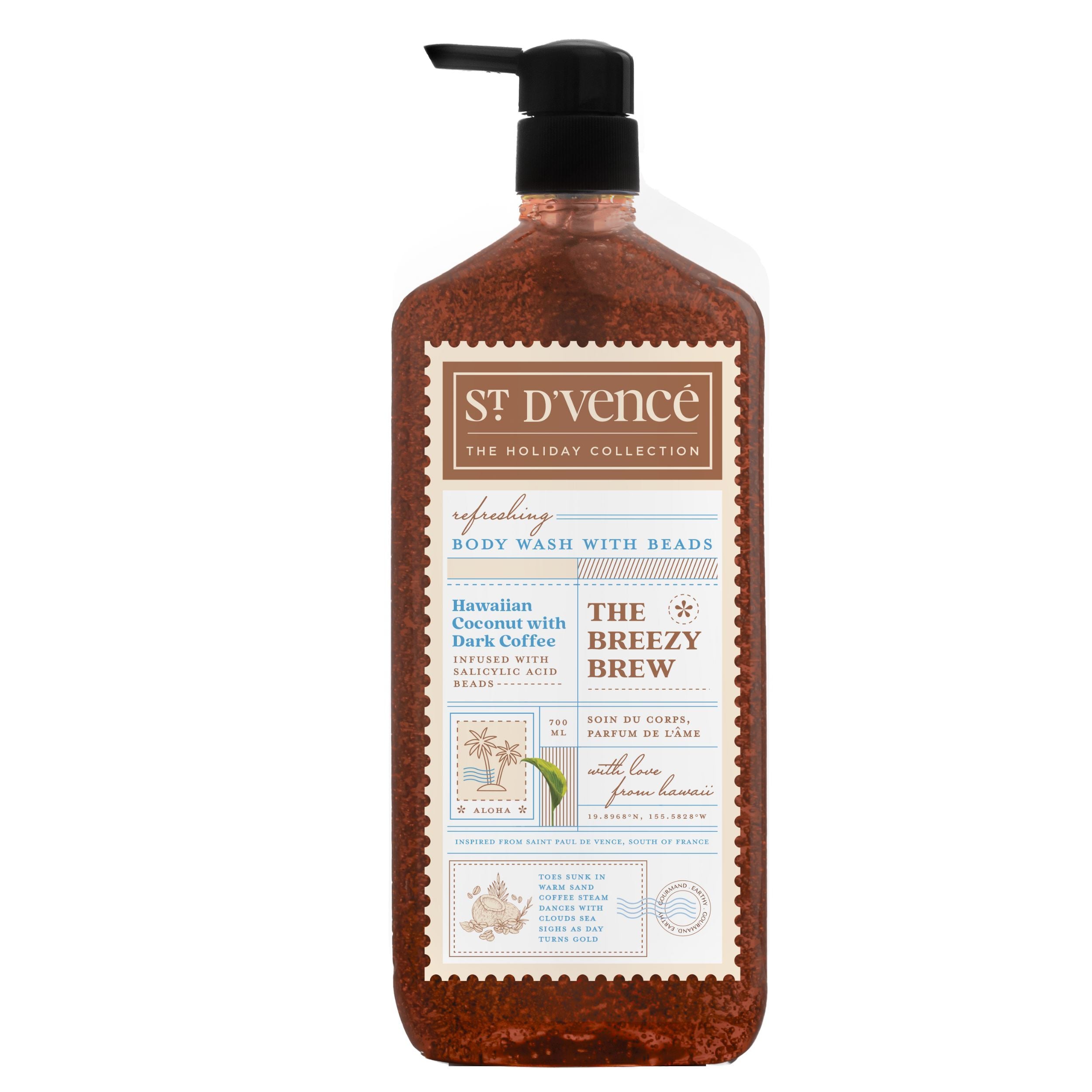 The Breezy Brew Body Wash With Salicylic Acid Beads