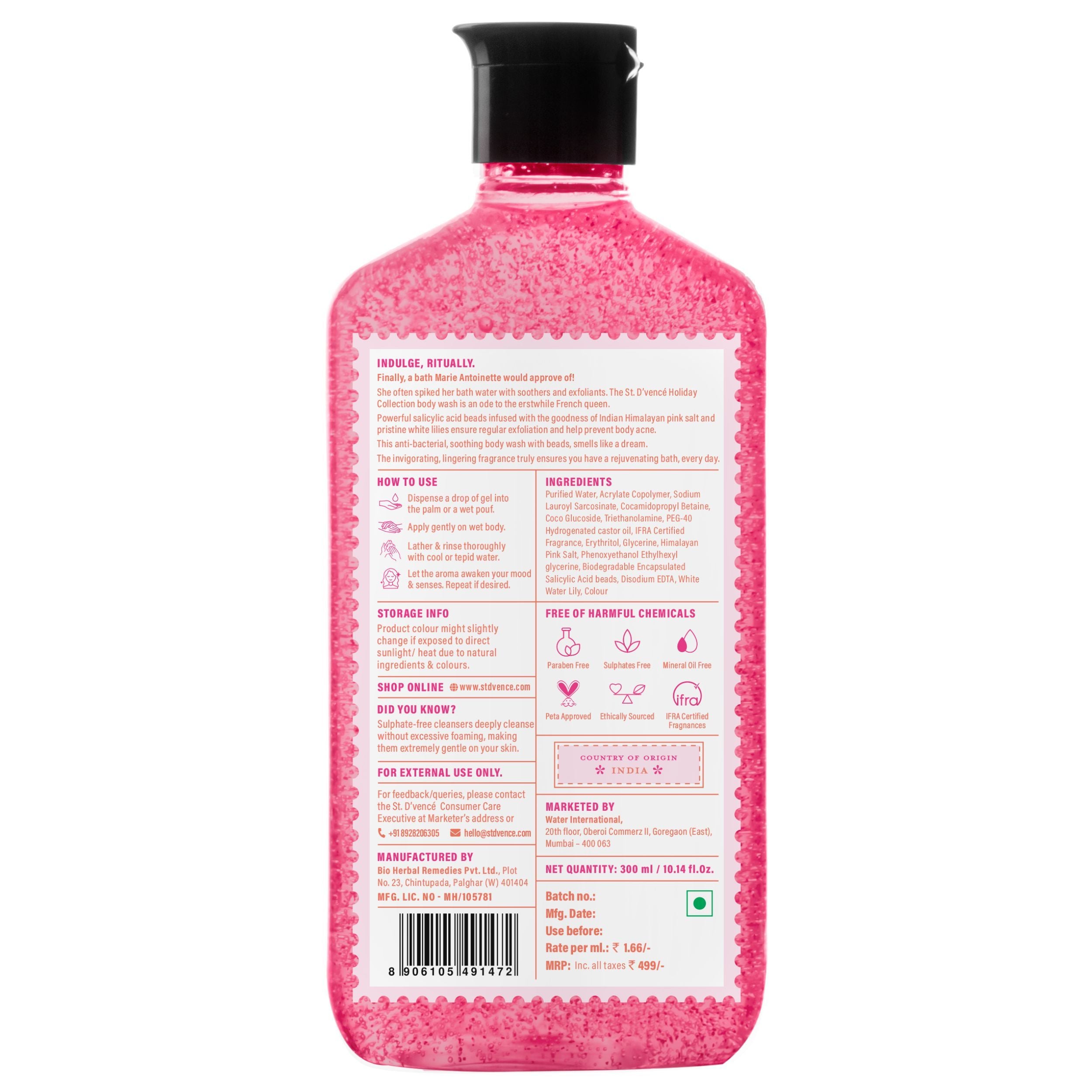 Himalayan Pink Salt Body Wash