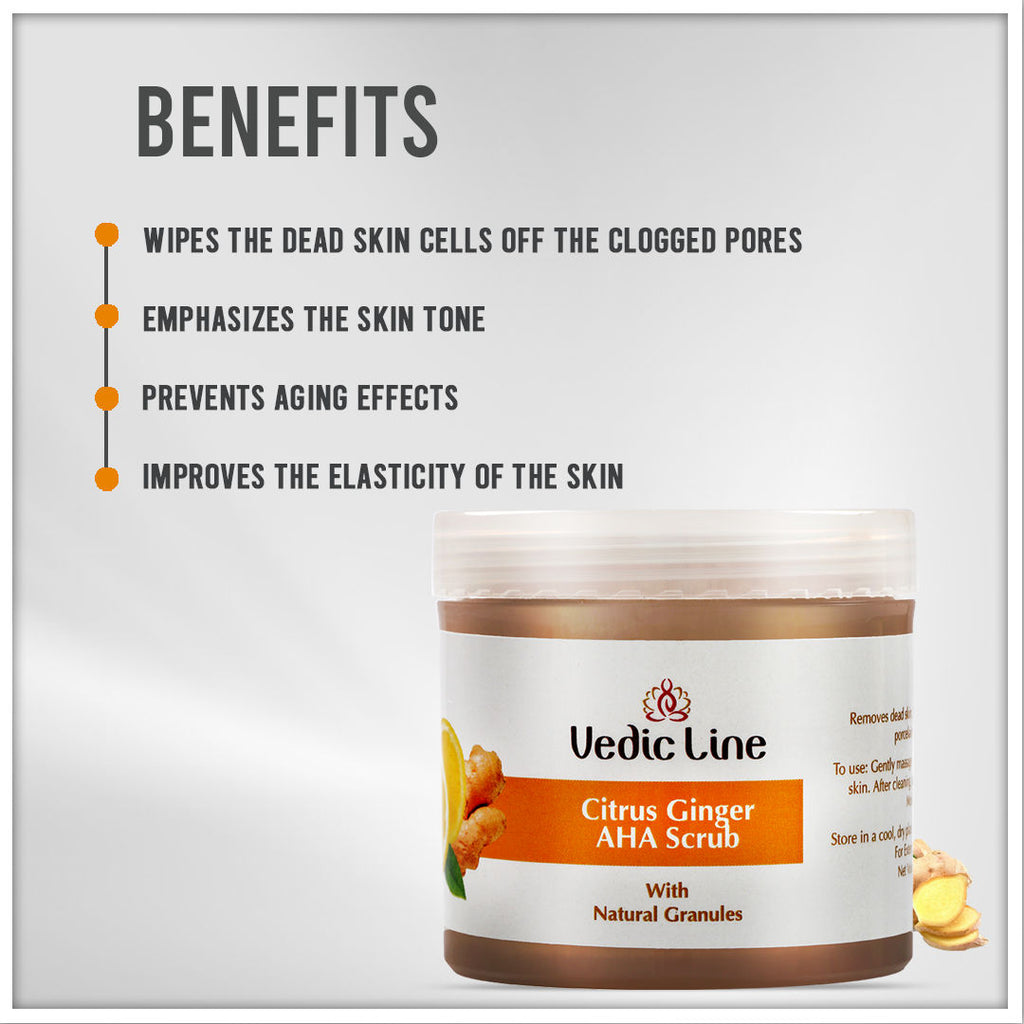 Citrus Ginger AHA Scrub
