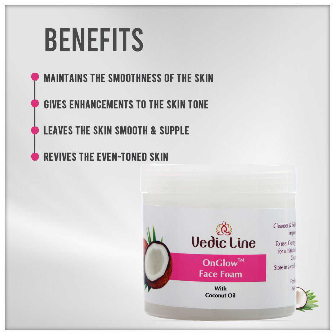 Onglow Face Foam With Coconut Oil