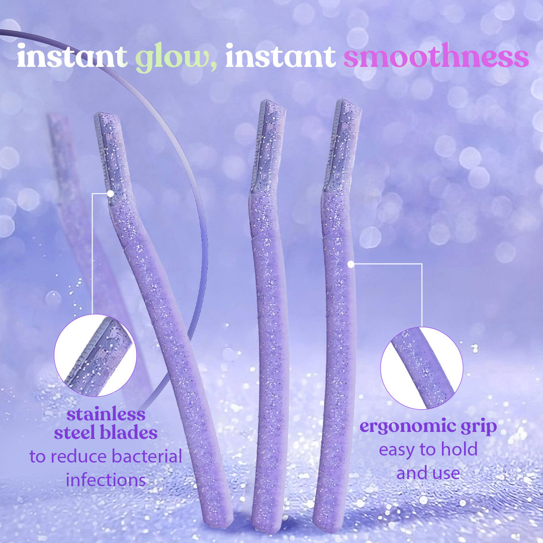 Bombae Glamup Beauty Razor Reusable & Painless Facial Razor