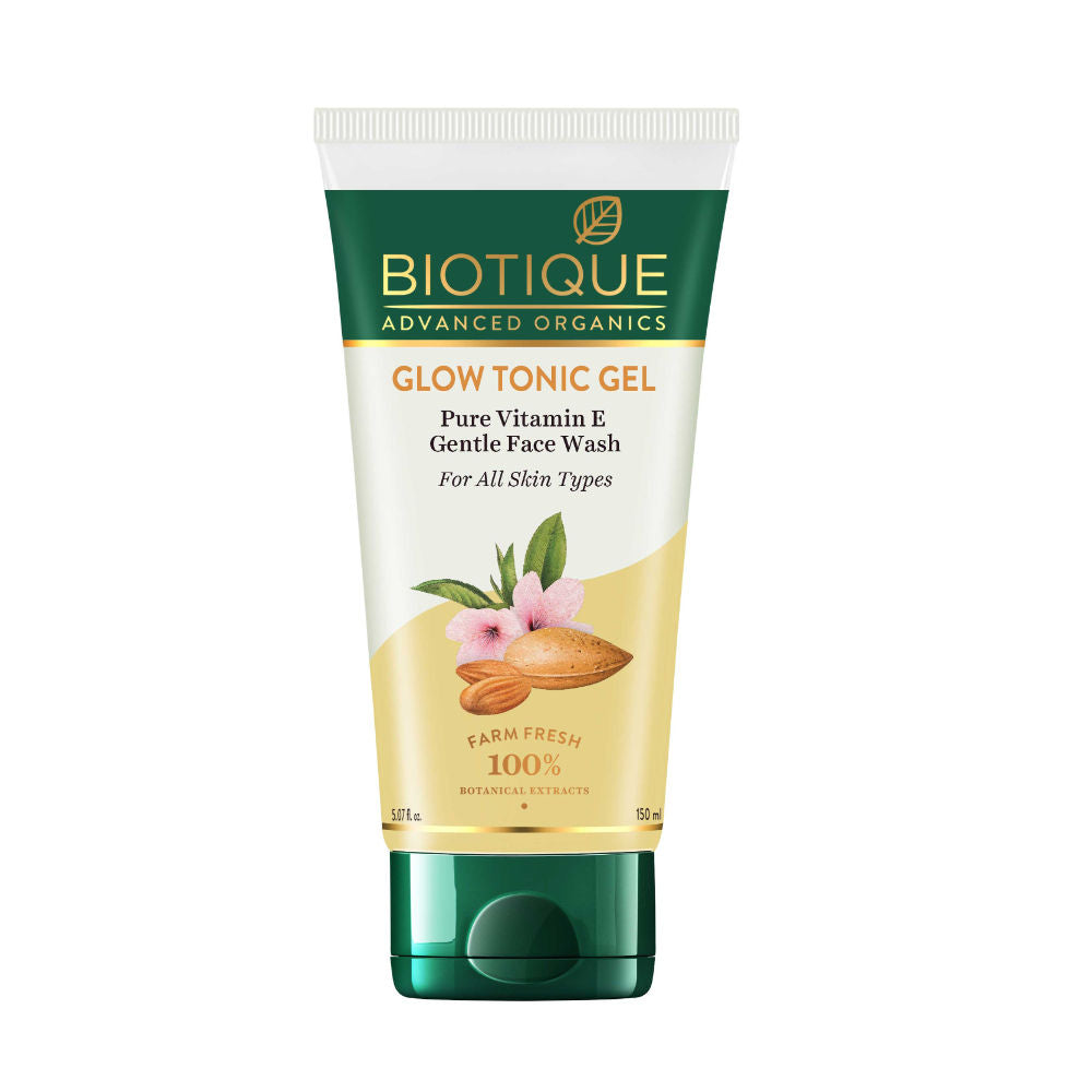 Advanced Organics Glow Tonic Gel Pure Vitamin E Gentle Face Wash