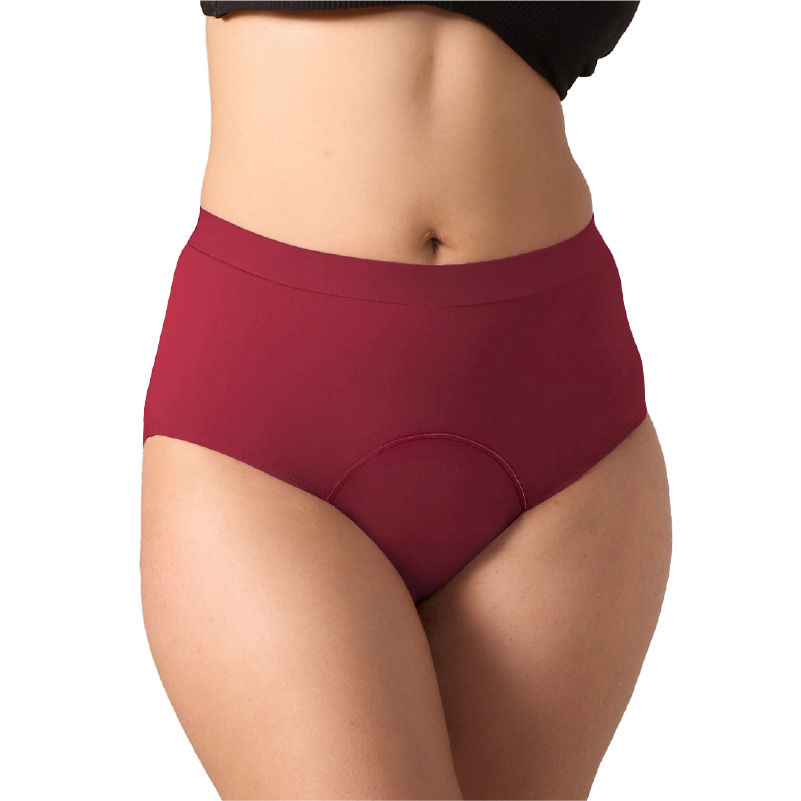 Cotton Period Panty For Girls & Women -M (RHUBARB)