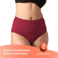Cotton Period Panty For Girls & Women - L RHUBARB