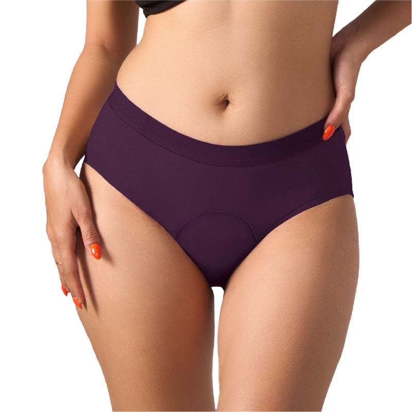 Cotton Period Panty For Girls & Women - Berry Purple-2XL
