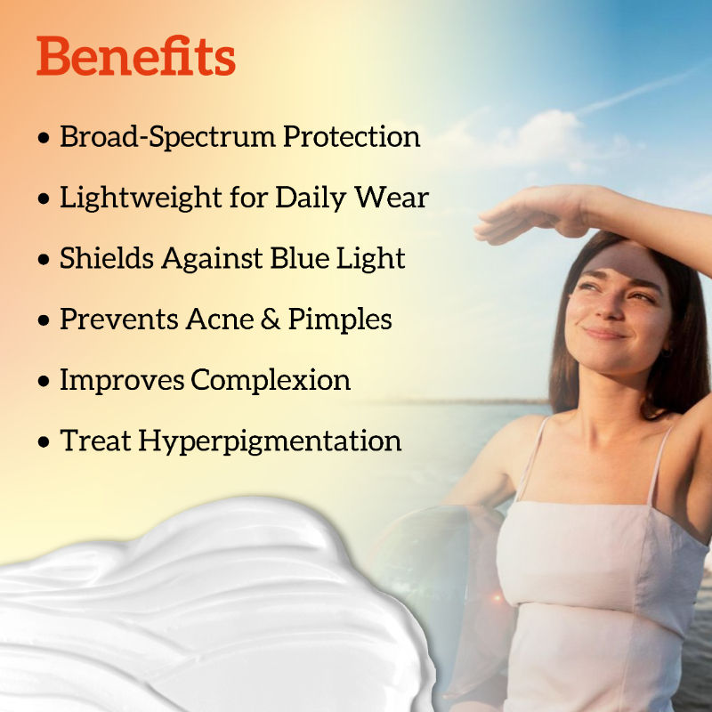 Kumkumadi Sunscreen SPF 30 PA++++, Ayurvedic Moisturizer, No White Cast, UV Protection