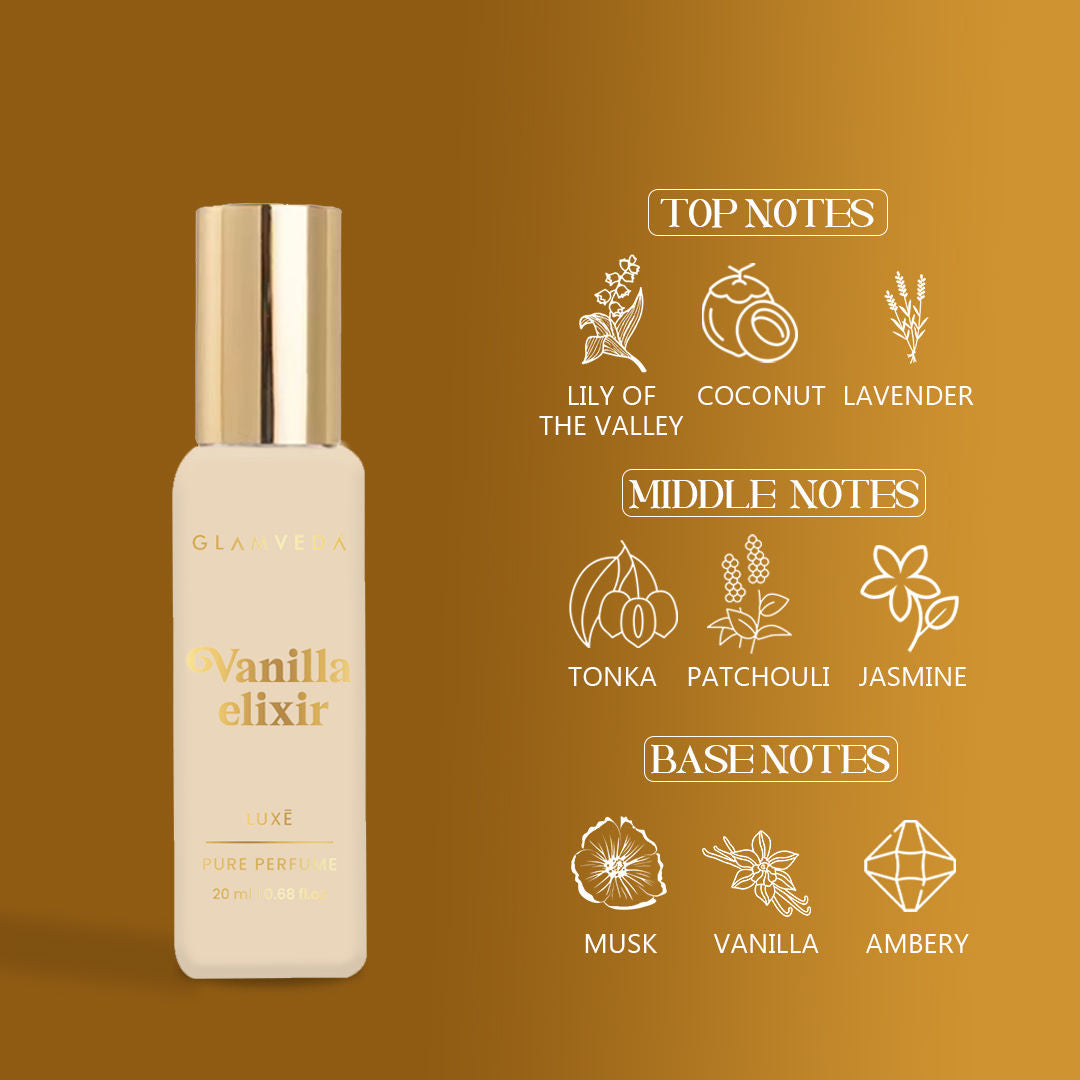 Luxe Vanilla Elixir Pure Perfume For Women