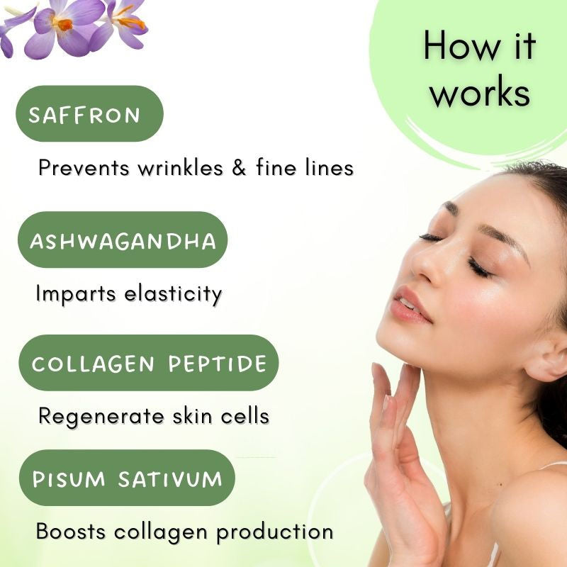 Anti Ageing Cream for Women, Wrinkle Face Cream With Ceremide & Collagen Peptide