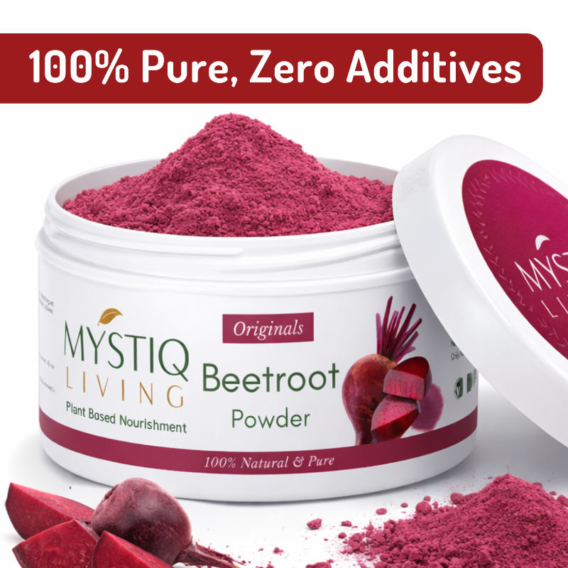 Organic Beetroot Powder For Face, Hair, Lip Balm & Energy Boost Drink