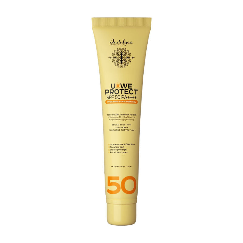 U-We Protect Ultra Light Sunscreen Gel Spf50 Pa++++ With Korean Uv Filters