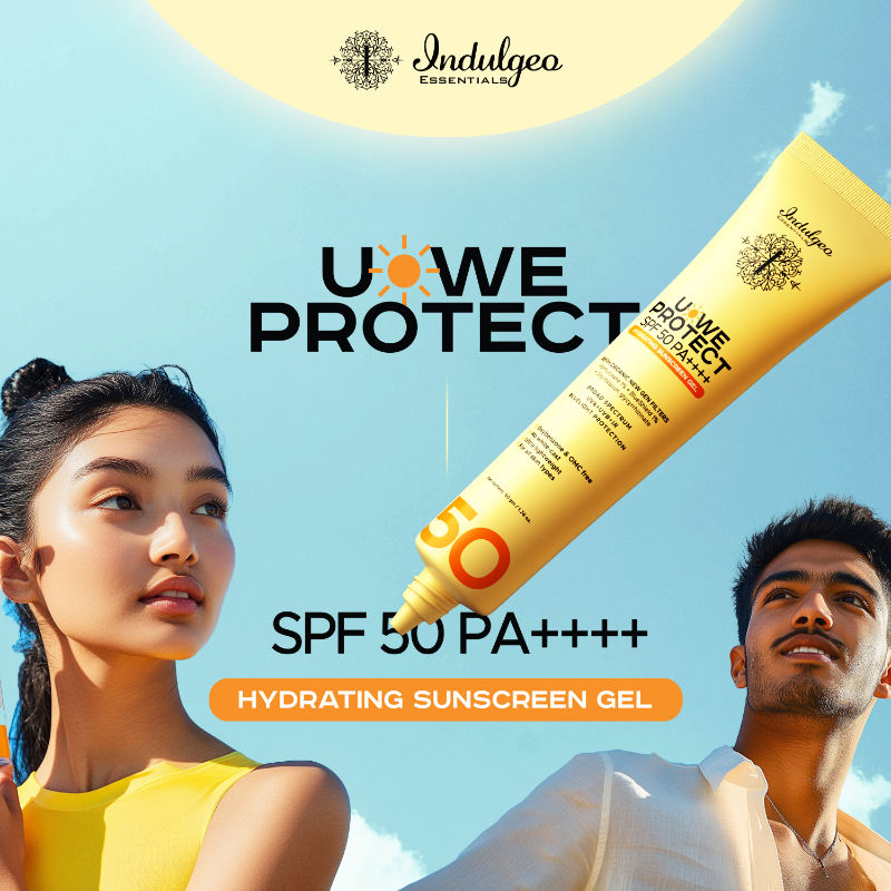 U-We Protect Ultra Light Sunscreen Gel Spf50 Pa++++ With Korean Uv Filters