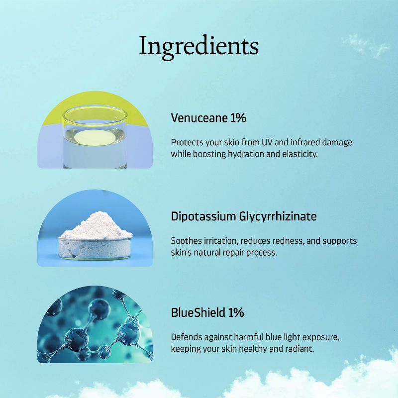 U-We Protect Ultra Light Sunscreen Gel Spf50 Pa++++ With Korean Uv Filters