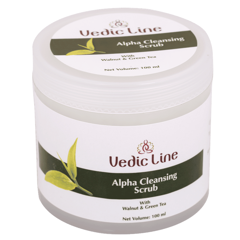 Alpha Cleansing Scrub With Walnut & Green Tea