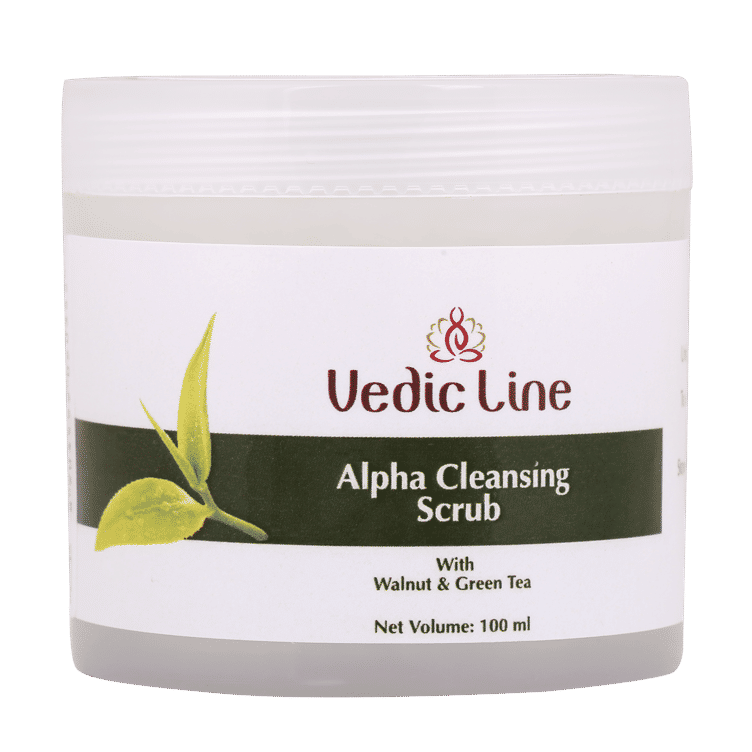 Alpha Cleansing Scrub With Walnut & Green Tea