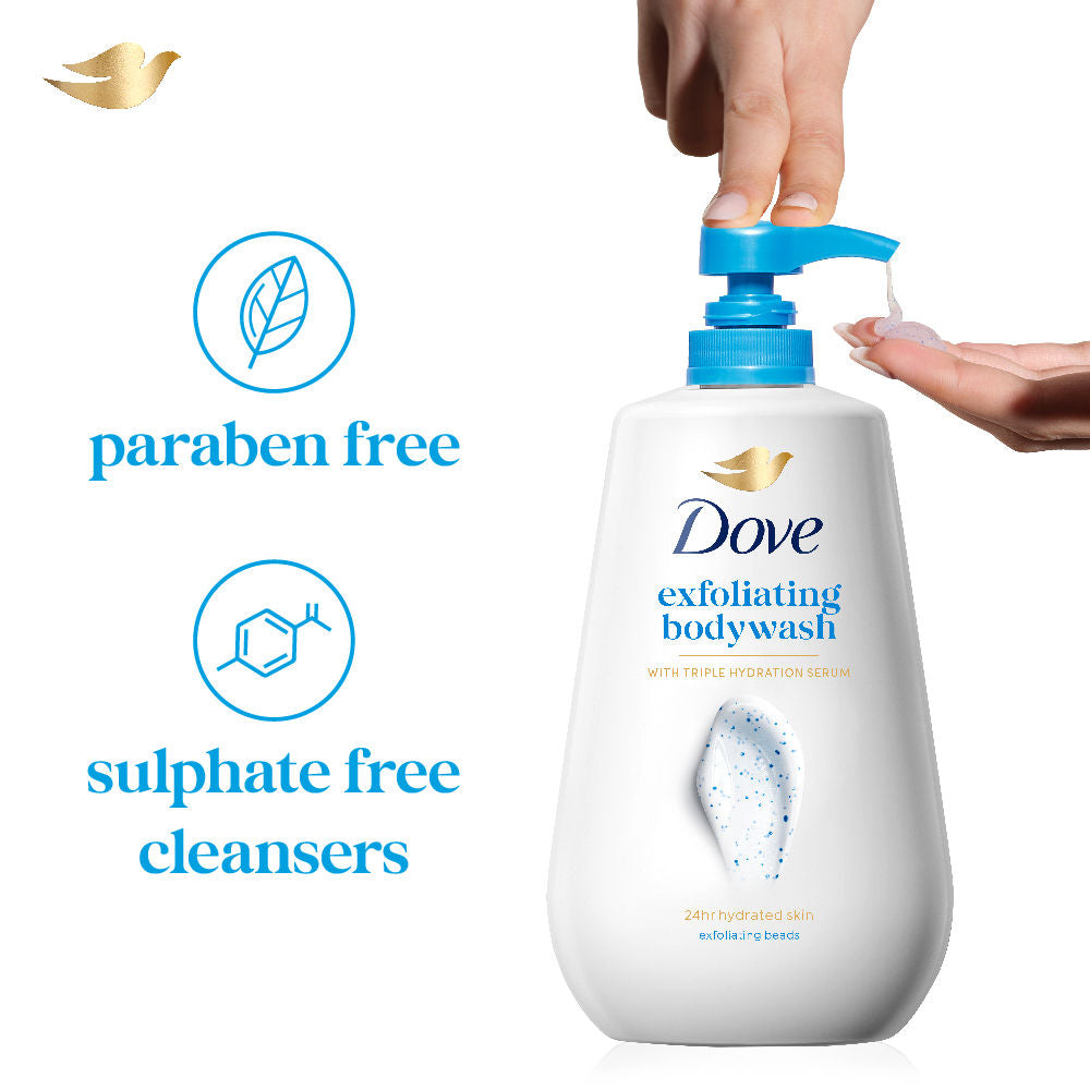 Gentle Exfoliating Beads Body Wash For Softer Smoother Skin