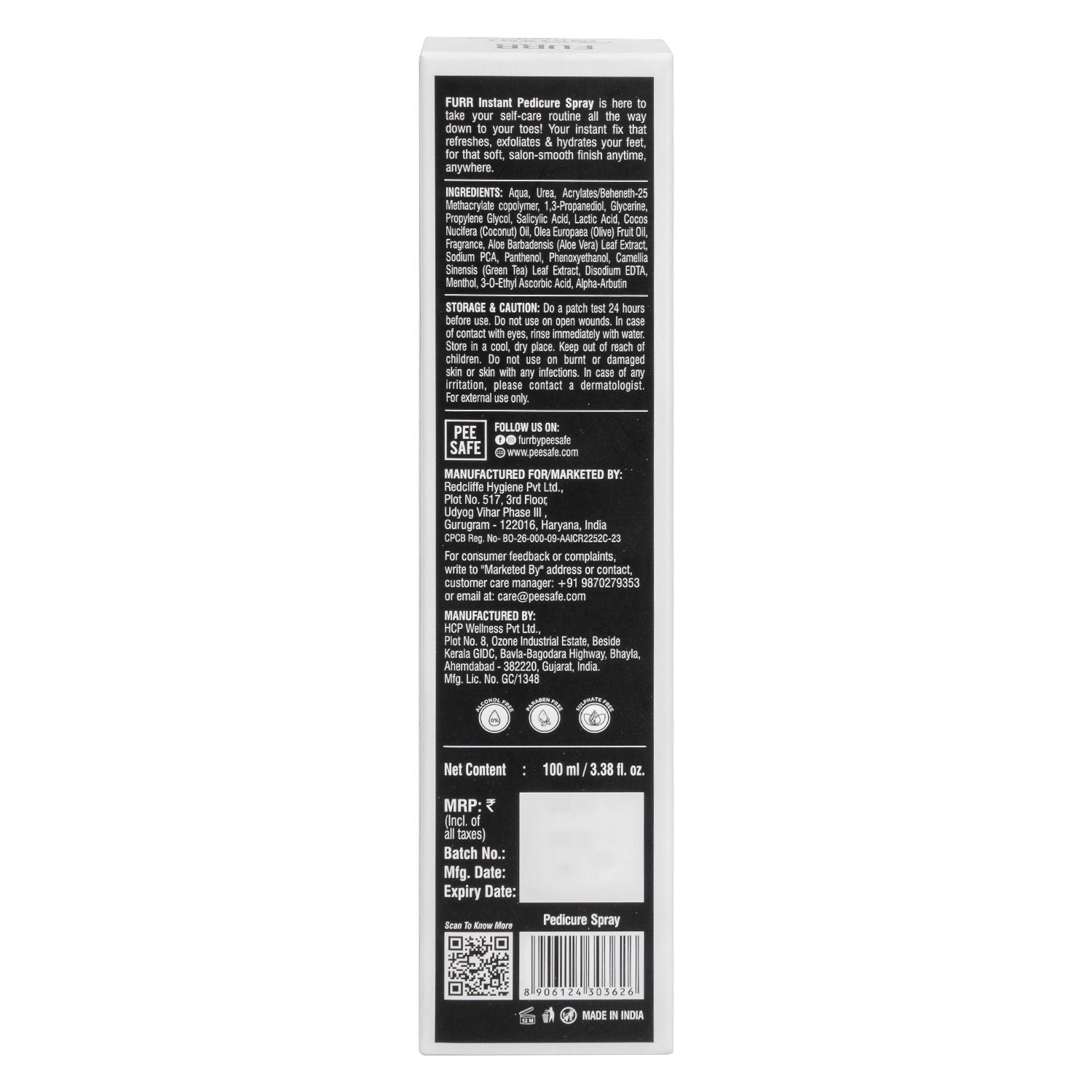 By Pee Safe Instant Pedicure Spray