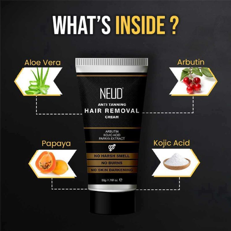 Anti-Tanning Hair Removal Cream Twin Pack