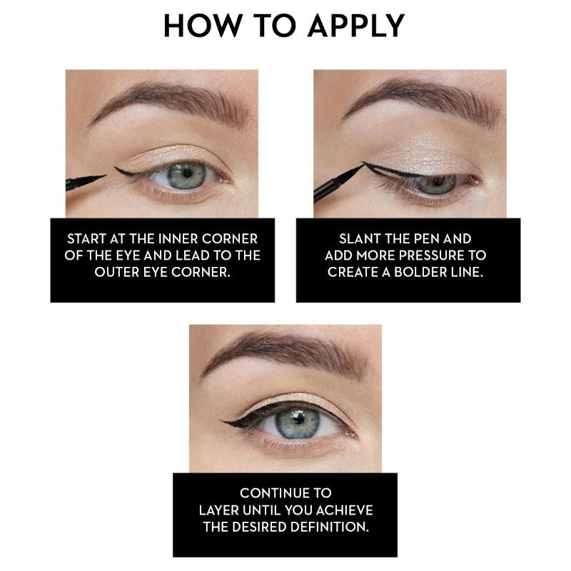 Arrested For Overstay Waterproof Eyeliner - 01 I'll Be Black (Black)