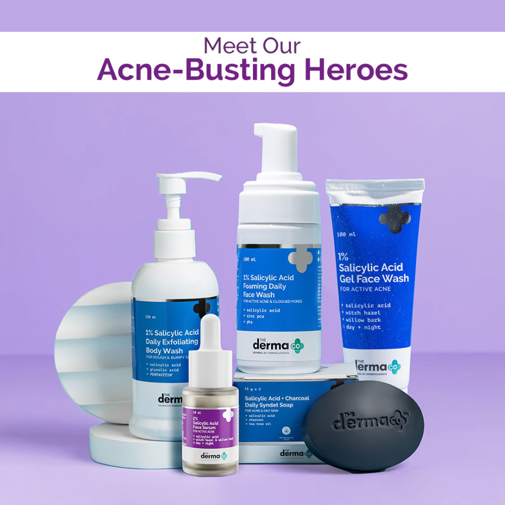 2% Salicylic Acid Serum With Witch Hazel & Willow Bark For Active Acne Day+Night