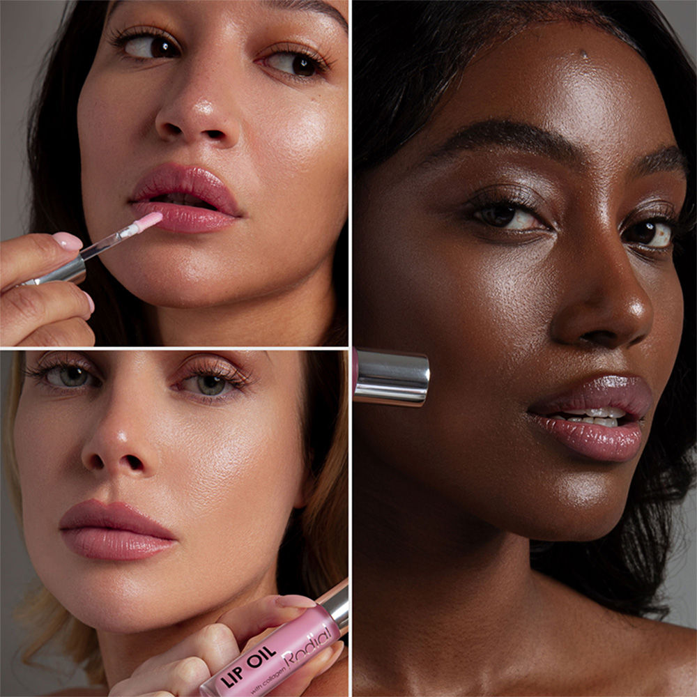 Vegan Collagen-Infused Lip Oil Sugar Coral - Plumps, Hydrates And Improves Lip Barrier