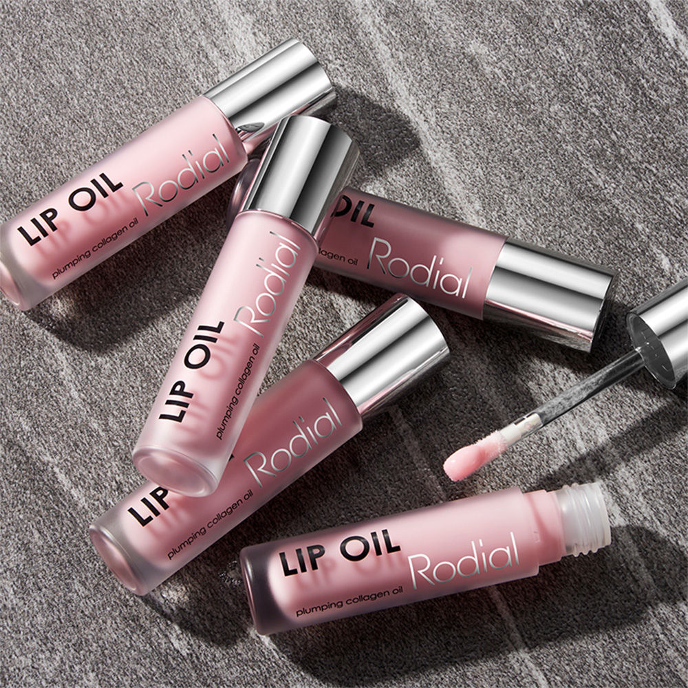 Vegan Collagen-Infused Lip Oil Sugar Coral - Plumps, Hydrates And Improves Lip Barrier