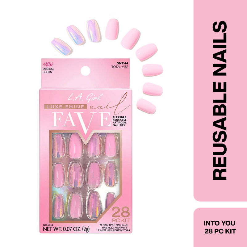 Luxe Shine Nail Fave Artificial Nail Tips - Total Vibe