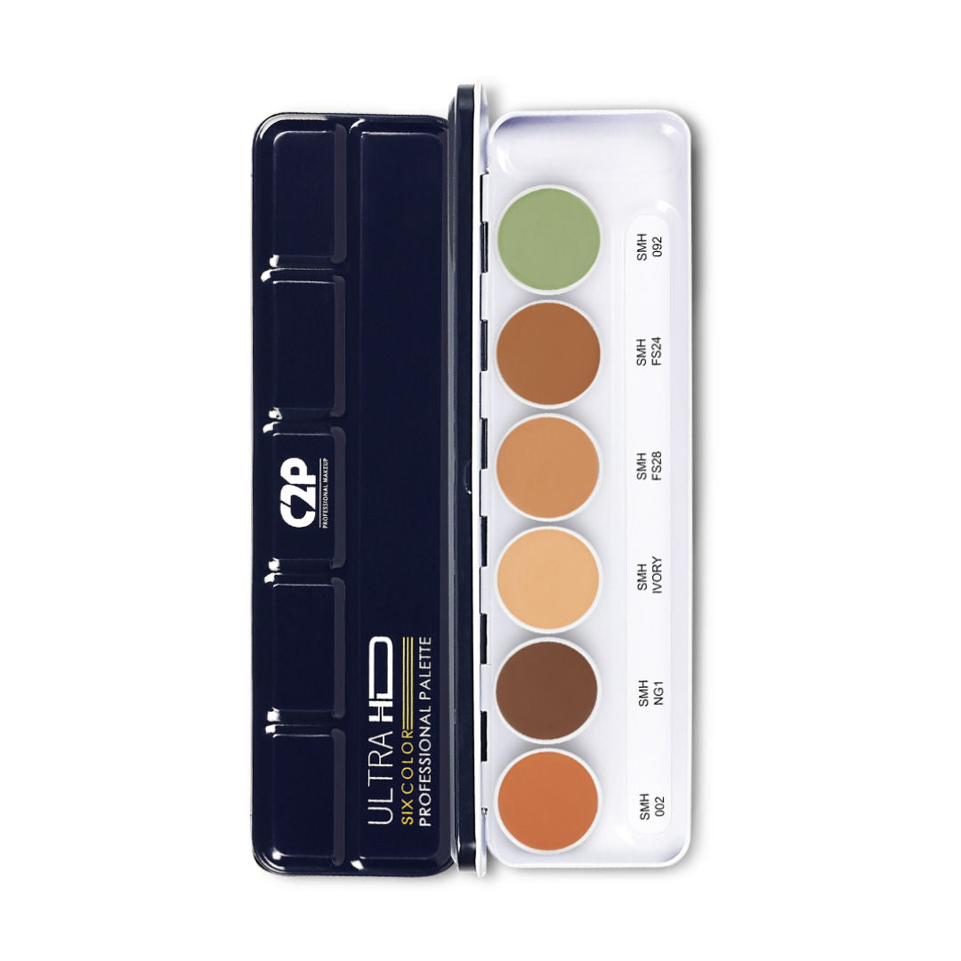 Foundation Ultra HD 6 in 1 Camouflage Concealer Corrector Supraemeshield Must Have Makeup Palette