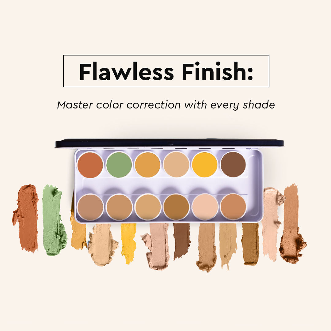 Ultra HD 12 in 1 Camouflage Concealer Corrector Supraemeshield Must Have Makeup Palette