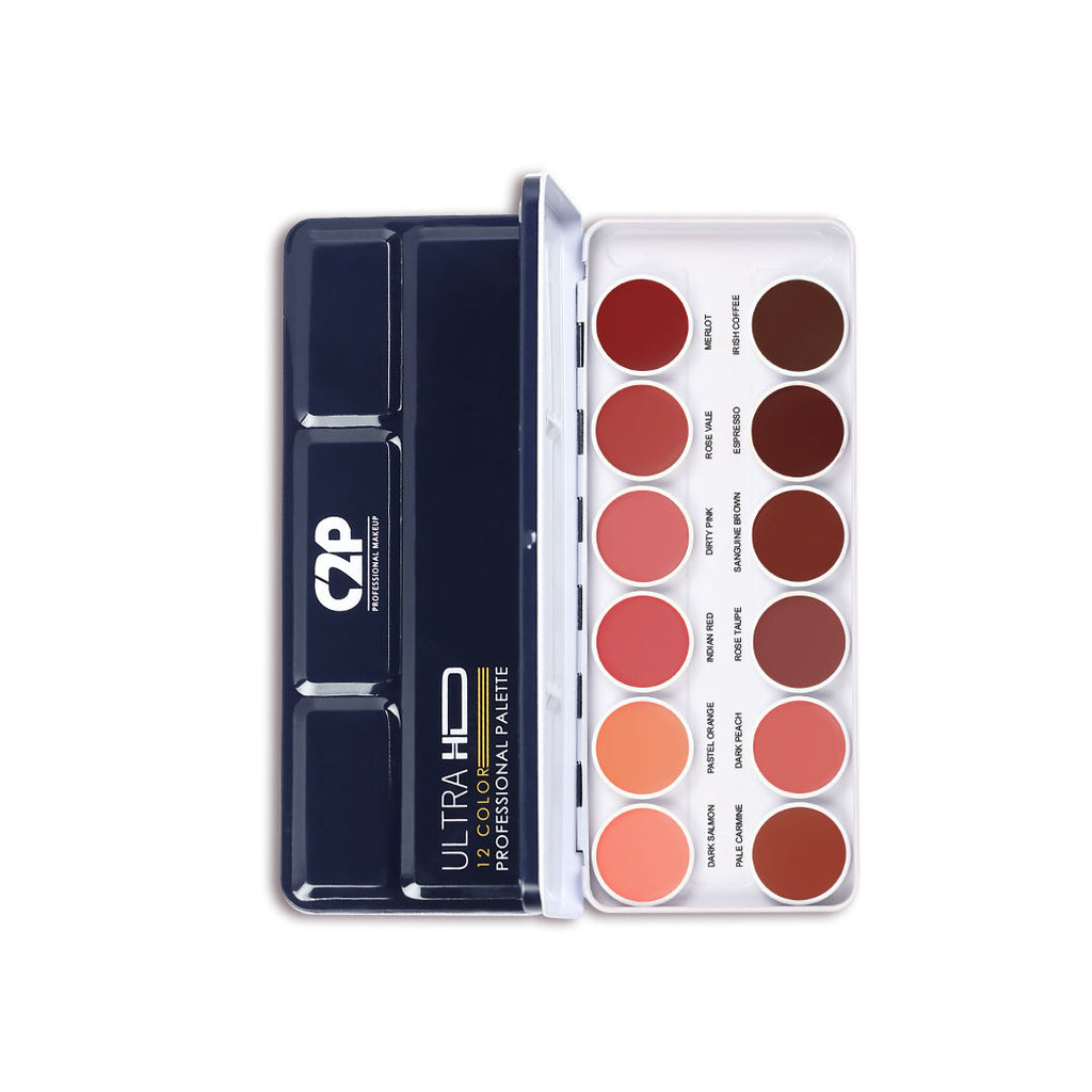 Studio Lip Spectrum 12 Color Cream Lipstick Palette