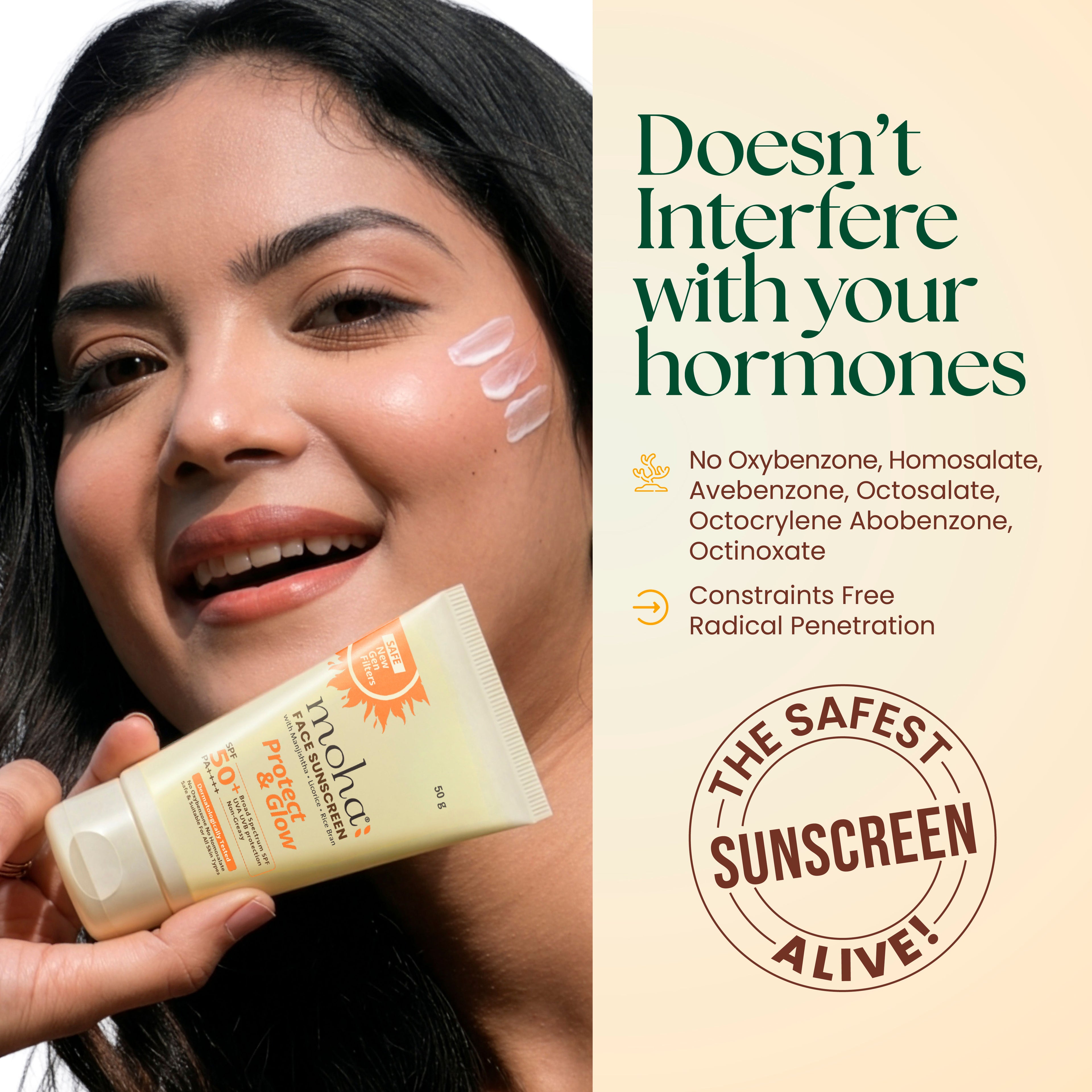 Face Sunscreen SPF 50+ PA++++ Photostable New Gen Filters
