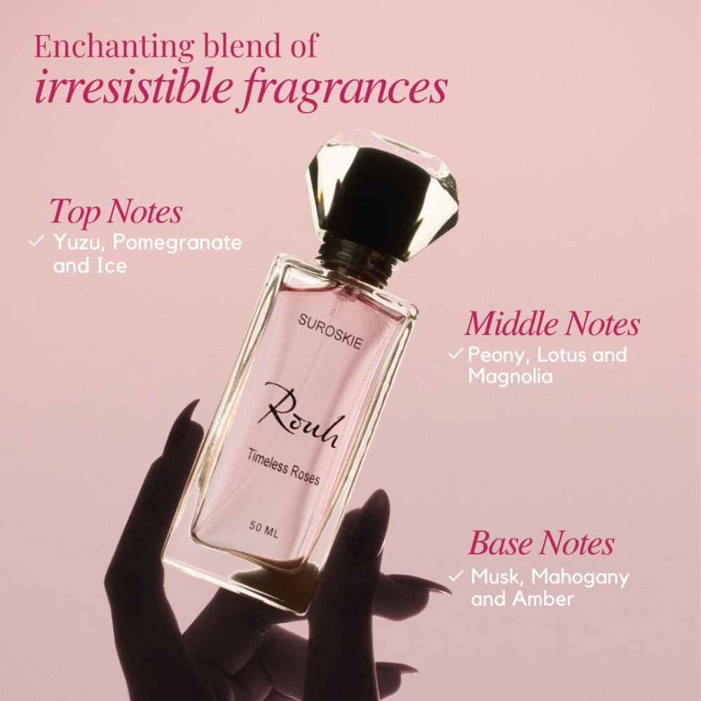 Rouh Perfume Long Lasting Citrus & Floral Scent for Men & Women