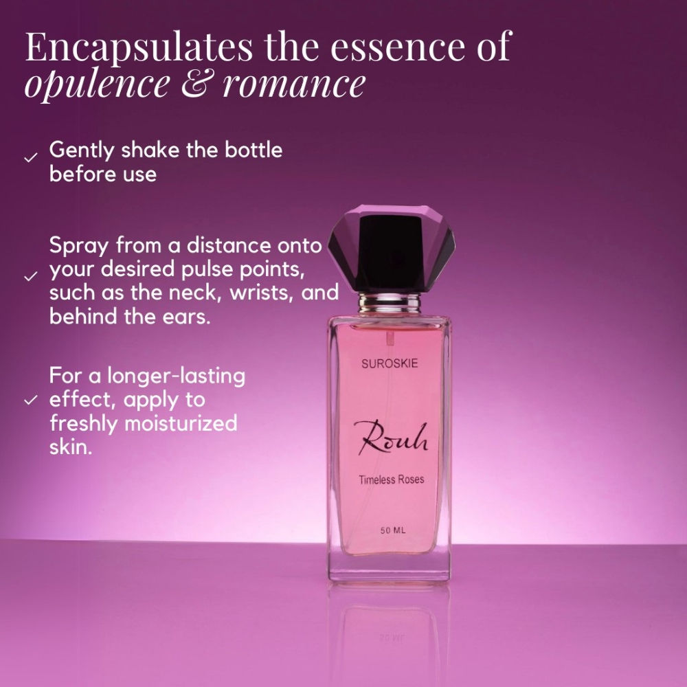 Rouh Perfume Long Lasting Citrus & Floral Scent for Men & Women