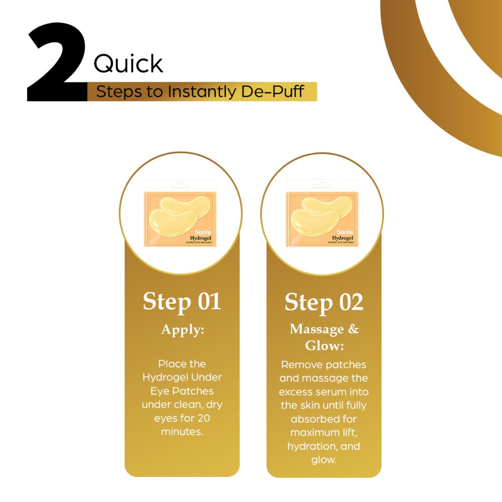 Hydrogel Undereye Patches For Dark Circles & Puffiness