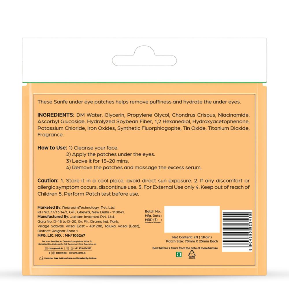 Hydrogel Undereye Patches For Dark Circles & Puffiness