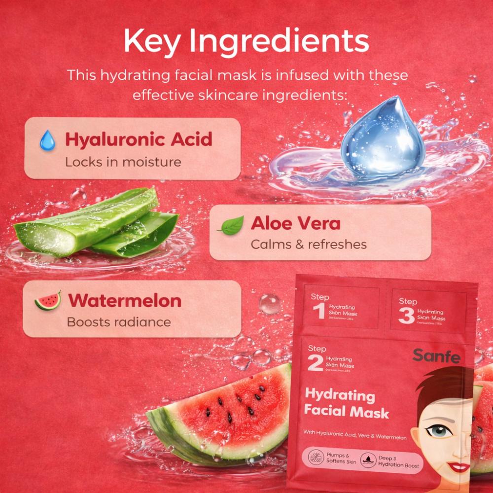 Hydrating 3-Step Facial Mask