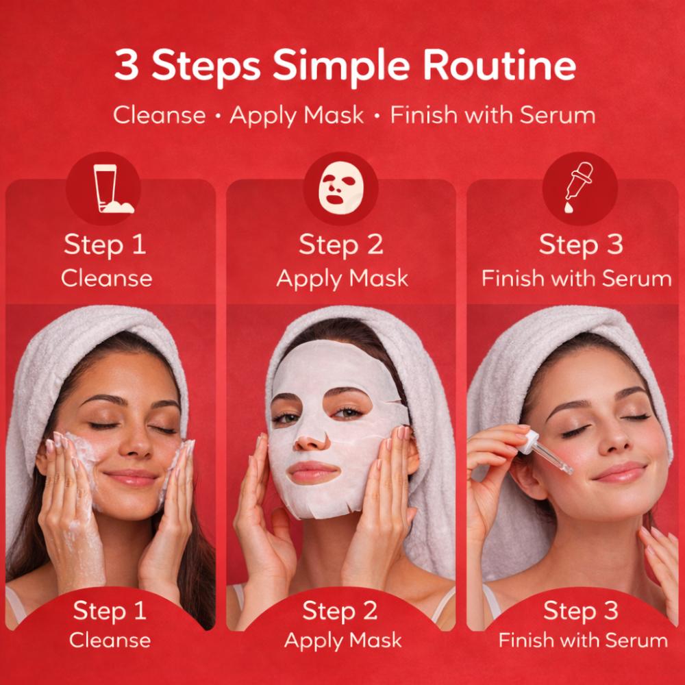 Hydrating 3-Step Facial Mask