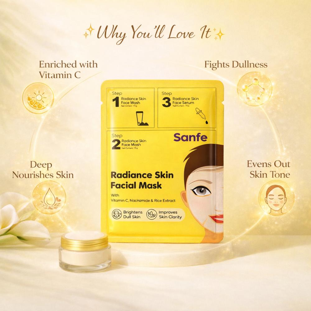 Radiant Skin 3-Step Facial Mask