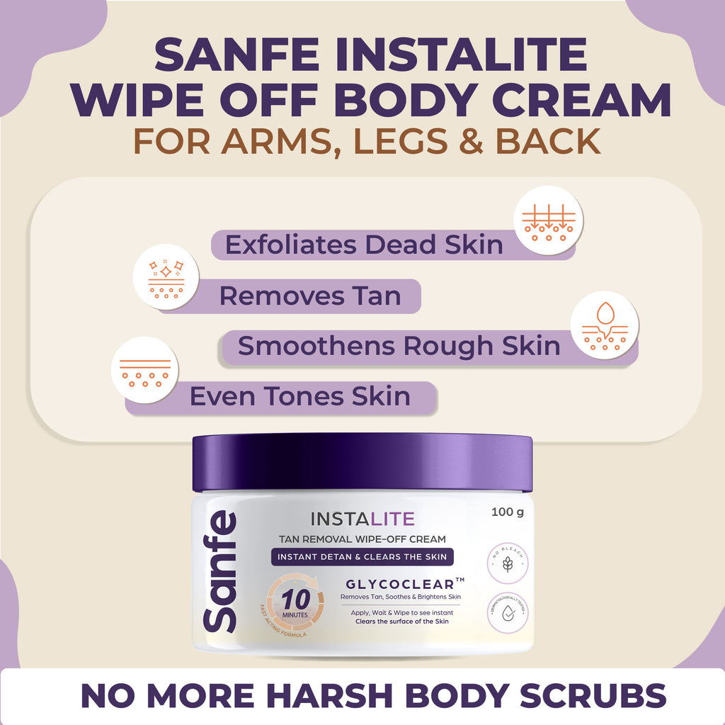 Instalite Detan Wipe Off Body Cream