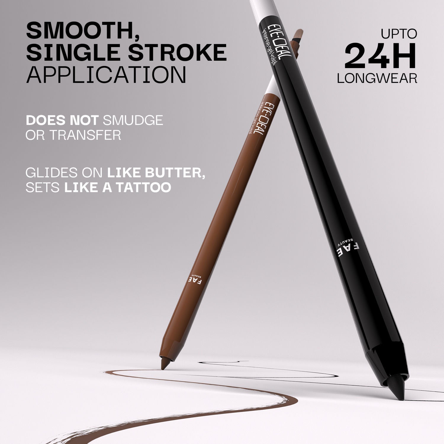 Eye-Deal Kajal - 24Hr Waterproof, Smudge-Proof with in-built Sharpener