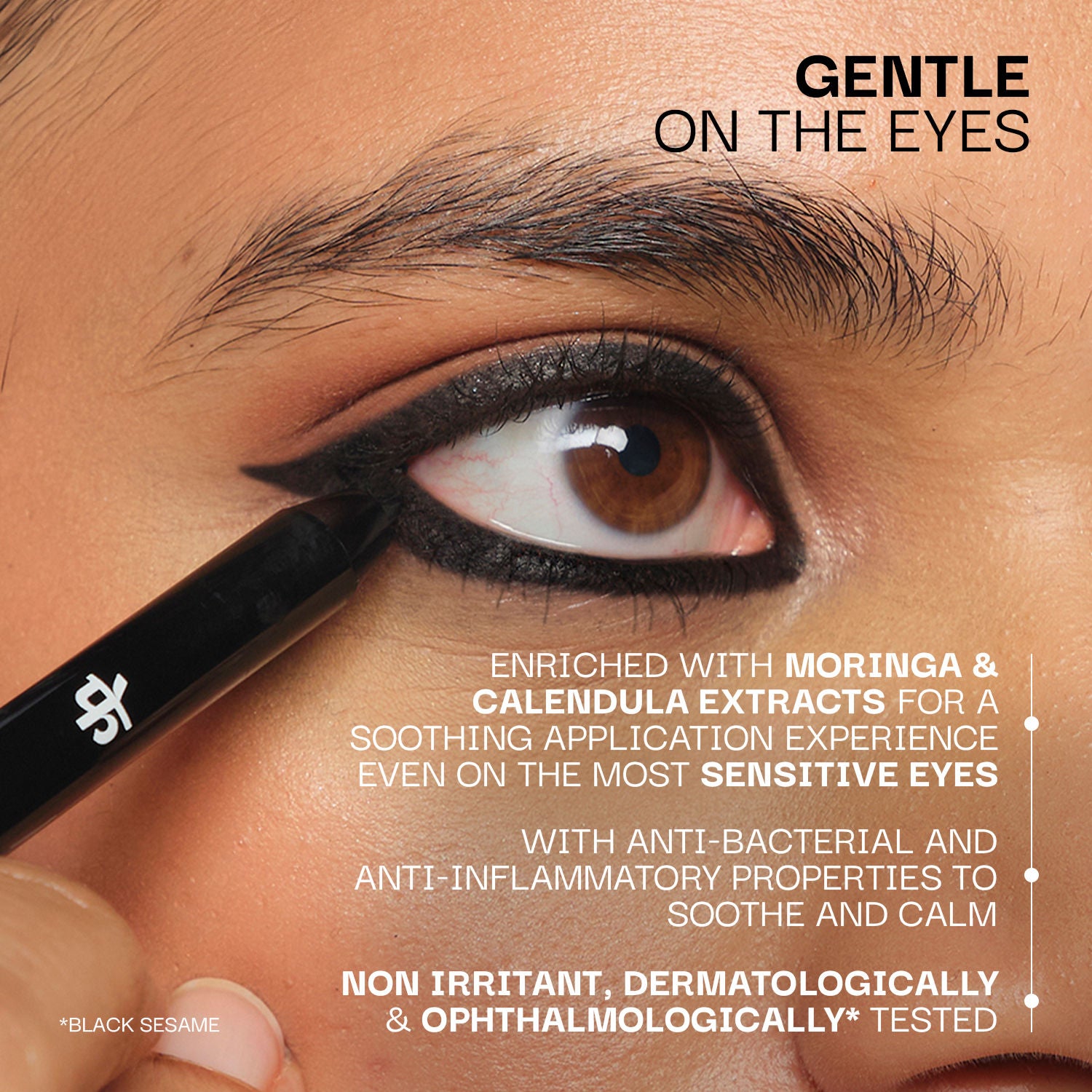 Eye-Deal Kajal - 24Hr Waterproof, Smudge-Proof with in-built Sharpener