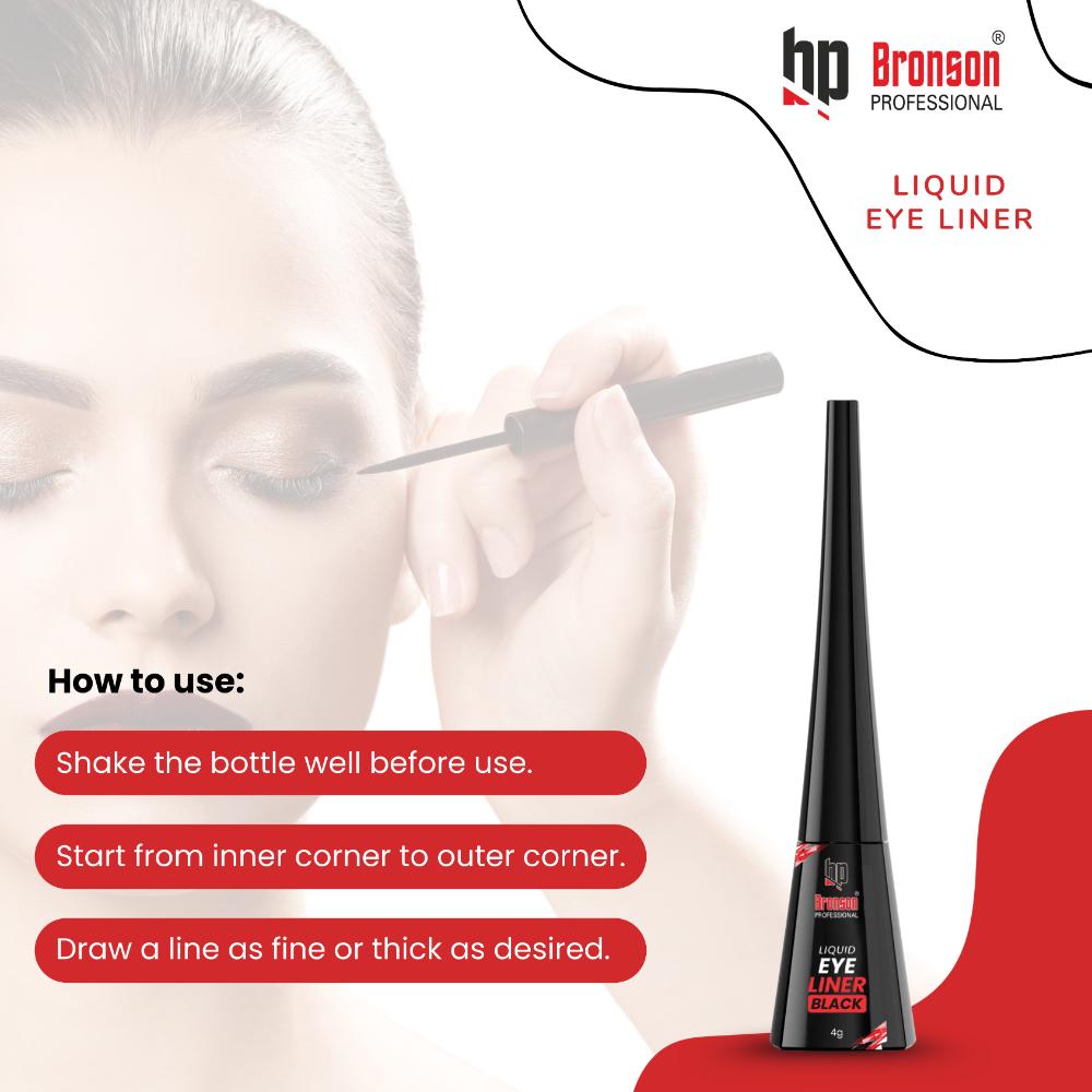 Liquid Eyeliner Smudgeproof ,Lightweight, Matte Finsih Eyeliner - Black
