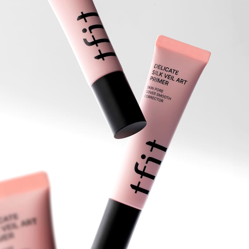 Delicate Silk Veil Art Primer - Pink