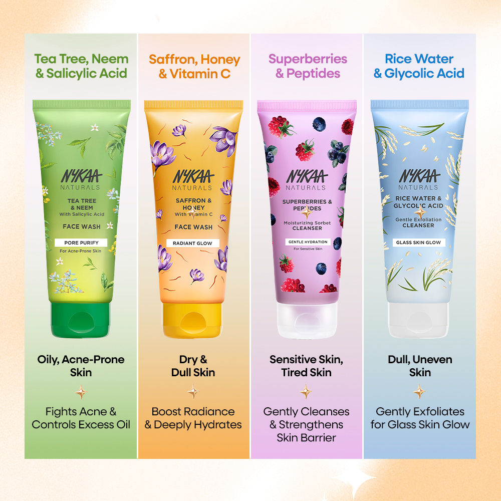 Nykaa Anti-Acne Face Wash With Salicylic Acid, Tea Tree & Neem - For Oily & Acne Prone Skin