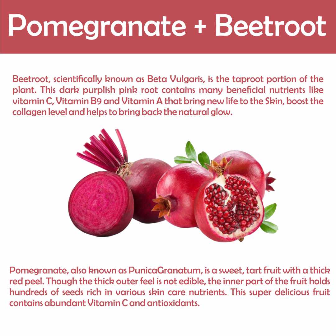 Pomegranate + Beetroot Face Pack Powder