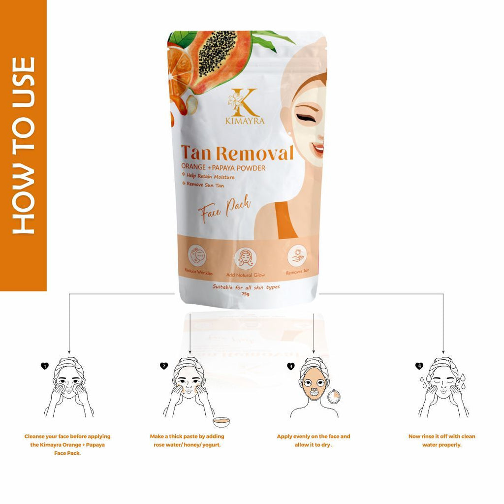 Orange + Papaya Face Pack Powder